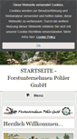 Mobile Screenshot of forst-poehler.de